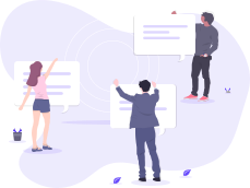 people collaborating